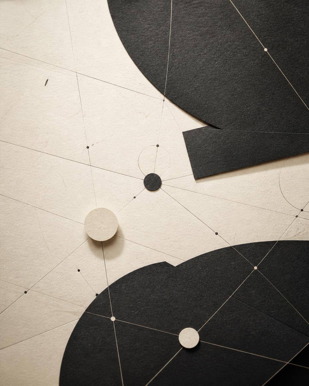 Abstract paper and ink composition